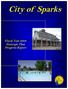City of Sparks. Fiscal Year 2008 Strategic Plan Progress Report