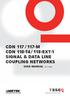 CDN 117 / 117-M CDN 118-T4 / 118-EXT-1 SIGNAL & DATA LINE COUPLING NETWORKS USER MANUAL M