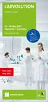 LABVOLUTION. Visitor Guide May 2017 Hannover Germany labvolution.de BIOTECHNICA. Together with Life Sciences Event