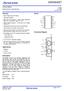 DATASHEET CD4013BMS. Pinout. Features. Functional Diagram. Applications. Description. CMOS Dual D -Type Flip-Flop. FN3080 Rev 0.