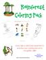 Rainforest Coloring Pack