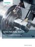 SINUMERIK 808D. Outstanding performance. Simply smart. Perfectly tailored CNC for standard machines. siemens.com/sinumerik. Answers for industry.
