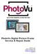 PhotoVu Digital Picture Frame Service & Repair Guide