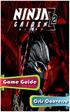Ninja Gaiden 2 Game Guide. 3rd edition 2016, Smashwords edition. Text by Cris Converse. eisbn