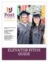 ELEVATOR PITCH GUIDE. Office of Career Services North 103. Dr. M ary Rigali, PM P Director of Career Services
