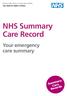 NHS Summary Care Record