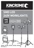SMD LED 240V WORKLIGHTS
