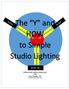 The Y and HOW to Simple Studio Lighting