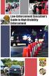 Law-Enforcement Executive s Guide to High Visibility Enforcement