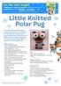 Little Knitted Polar Pug