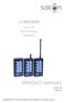 PRODUCT MANUAL VHF & UHF Pocket Paging Transmitter. Version 1.00 April 2017