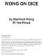 WONG ON DICE by Stanford Wong Pi Yee Press