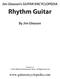 Jim Gleason s GUITAR ENCYCLOPEDIA. Rhythm Guitar. By Jim Gleason. Version Rock Performance Music. All Rights Reserved