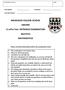 MAGDALEN COLLEGE SCHOOL OXFORD 11+/Pre Test ENTRANCE EXAMINATION Specimen MATHEMATICS