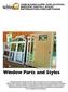 Window Parts and Styles