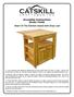 Assembly Instructions Model Heart Of The Kitchen Island with Drop Leaf