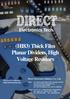 (HI83) Thick Film Planar Dividers, High Voltage Resistors
