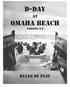 D-Day. Omaha Beach. Rules of Play. Version D-Day at Omaha Beach 2.0