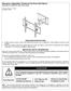 Monoprice Adjustable Tilt/Swivel Flat Panel Wall Mount Model MLB-109B/RLB-102B (PID# 4926)