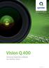 Erkennen, was möglich ist. Vision Q.400. Universal inspection software for machine vision.