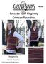 Cascade 220 Fingering Crimson Trace Vest