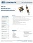 CBT-120. Monolithic Die Series Ultraviolet Chip On Board LEDs. CBT-120-UV Product Datasheet. Features: Table of Contents.