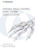 VARIABLE ANGLE LOCKING HAND SYSTEM