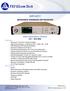 SIR-4011 MICROWAVE WIDEBAND DSP RECEIVER. WIDE FREQUENCY RANGE: GHz