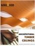 ARCHITECTURAL TIMBER CEILINGS