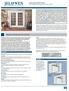 INSTALLATION INSTRUCTIONS for Swinging French and Patio Doors (JII105) IMPORTANT INFORMATION AND GLOSSARY