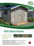 DIY Shed Guide Planning your Project Easy Step by Step Guide Simple Illustrations Maintenance