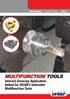Internal Grooving Application Added for ISCAR s Indexable Multifunction Tools