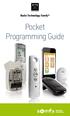 Radio Technology Somfy. Pocket Programming Guide