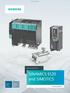 Siemens AG Motion Control Drives. SINAMICS S120 and SIMOTICS. Edition October Catalog News D 21.4 N. siemens.