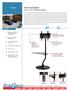 Flat Panel Stand FPZ-655. for 32 to 55 Flat Panel Screens FEATURES. Reinforced universal adapter plate for a strong hold
