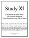 Study XI. Chronological Bible Study The Divided Kingdom From Solomon to the Fall of Israel