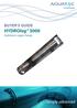 OFFSHORE ENERGY. BUYER S GUIDE HYDROlog Hydrotest Logger Range. Simply advanced