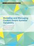 Modeling and Managing Context-Aware Systems Variability
