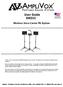 User Guide SW232. Wireless Voice Carrier PA System