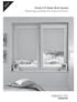 NEW. Perfect Fit Roller Blind System Measuring, assembly & fitting instructions