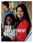 MBA EMPLOYMENT REPORT TUCK SCHOOL OF BUSINESS AT DARTMOUTH