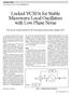 Locked VCXOs for Stable Microwave Local Oscillators with Low Phase Noise
