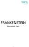 FRANKENSTEIN. Education Pack