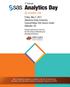 Analytics Day. By invitation only. 7 th Annual. Friday, May 5, 2017 Oklahoma State University ConocoPhillips OSU Alumni Center Stillwater, OK