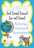 LONG O. {o} {oa} {ow} {o-e} {oe} Activities, Games & Worksheets. globe. goat.
