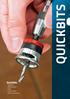 Quickbits - Adaptors - Attachments - Drills - Countersinks - Drill Countersinks QUICKBITS
