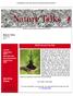 Upcoming Events. Nature Talks December SWCD Annual Tree Sale SWCD Poster Contest SHERBURNE SOIL AND WATER CONSERVATION DISTRICT