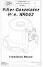 Filter Gascolator P/n. RR002