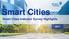 Smart Cities. Smart Cities Indicator Survey Highlights