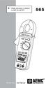 TRMS LEAKAGE CURRENT CLAMP-ON METER 565
